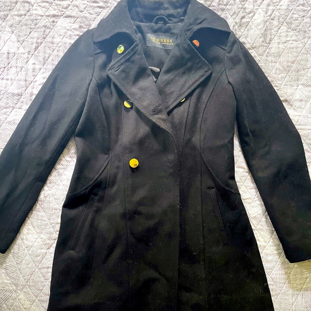 Beautiful wool Gues Brand Pea Coat